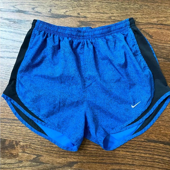Nike Pants - Nike Women’s Royal Blue Dri Fit Double Layer Running Athletic Shorts Size M